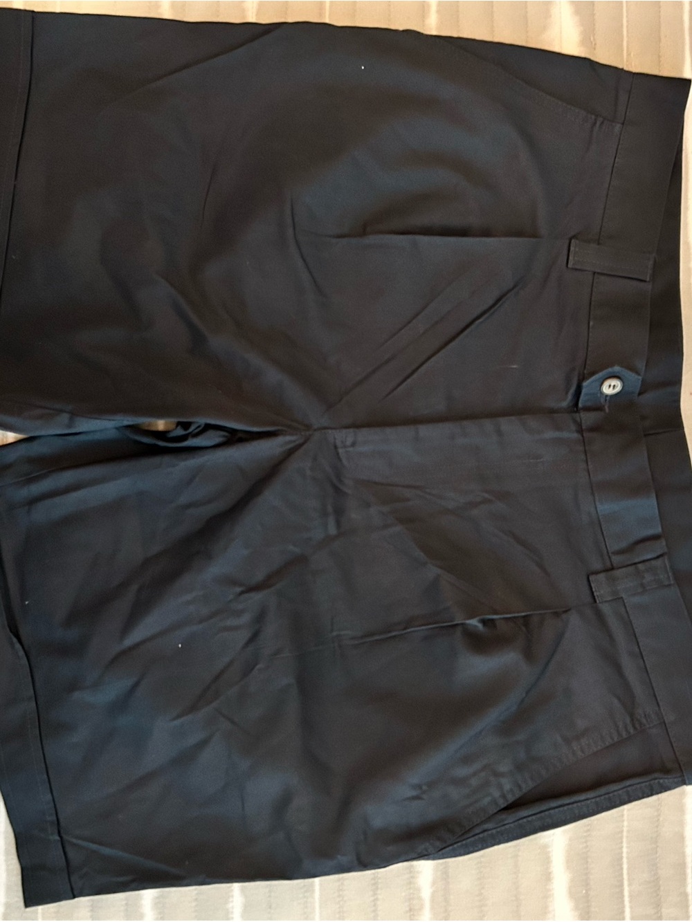Drewel Capri Men’s Navy Flat Front Dress Shorts Size 40 EU 50 Casual Golf